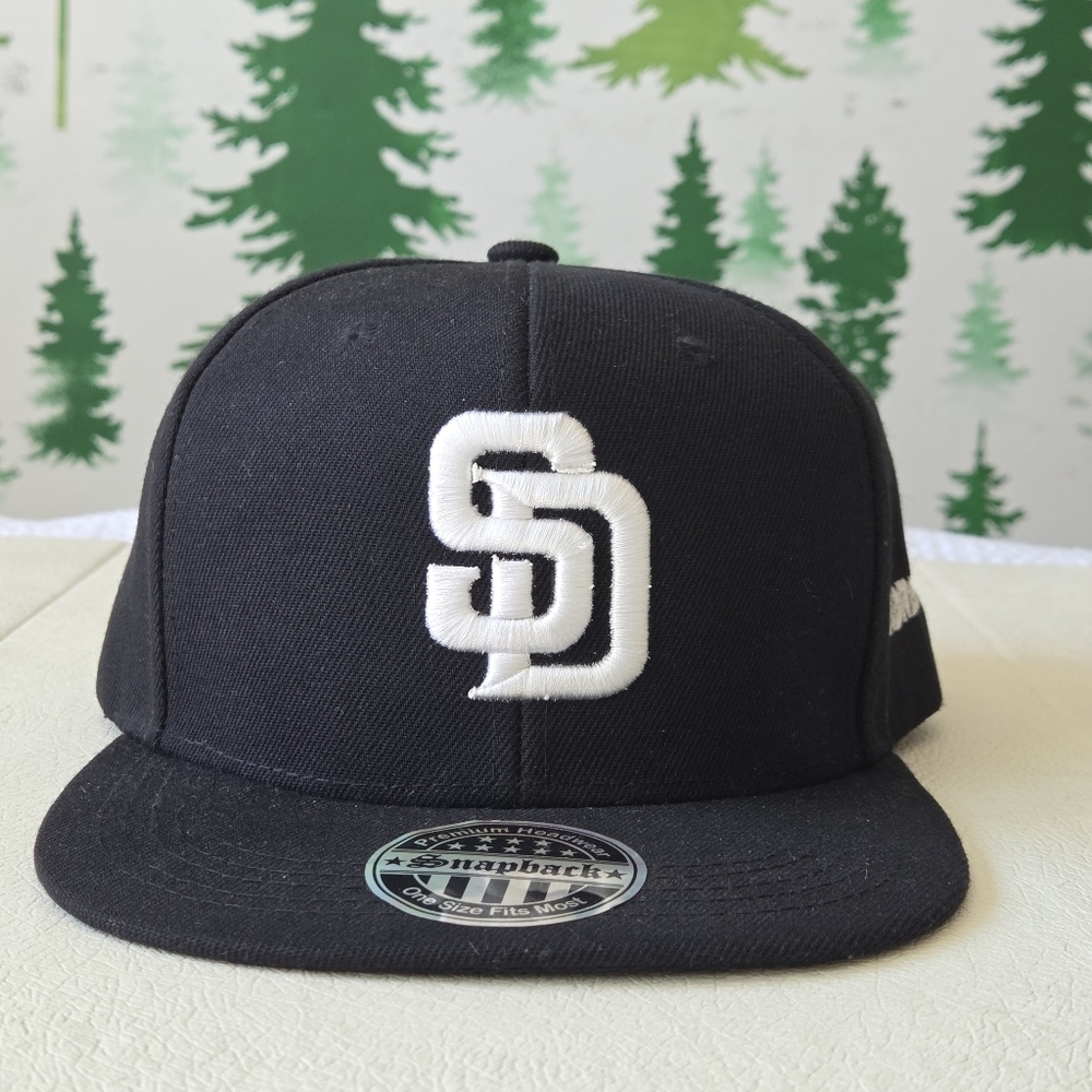 San Diego Padres Snapback Cap with White Logo